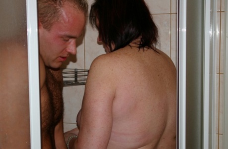 mature old and fat blonde with the man at them home naked pictures