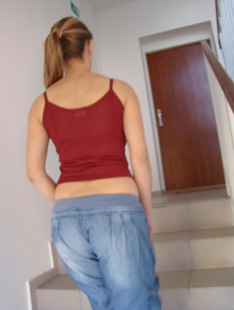 candid bbw teen worker in tight black pants beautiful xxx pic